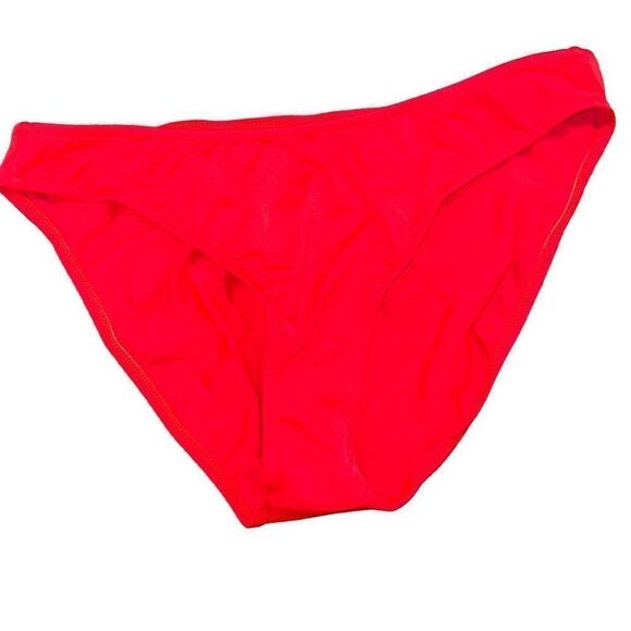 Venus SCOOP FRONT BIKINI BOTTOM SIZE 10 In RED NWT - Picture 2 of 7